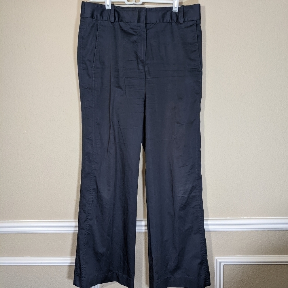 Slate Grey Cotton Business Casual Slacks